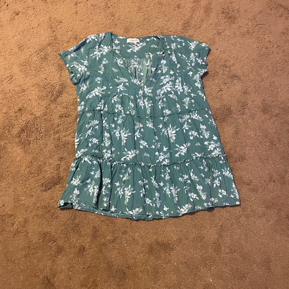 Yireh Florentine dress in Lagoon